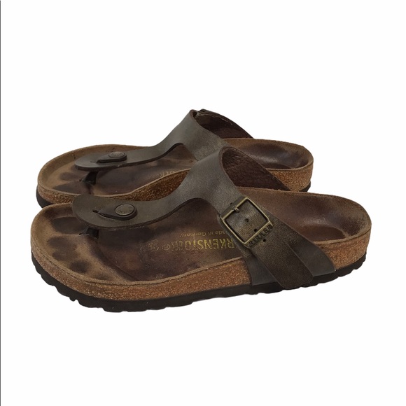 The BIRKENSTOCK Gizeh Thong Sandal Bronze Size 4 - Picture 2 of 16